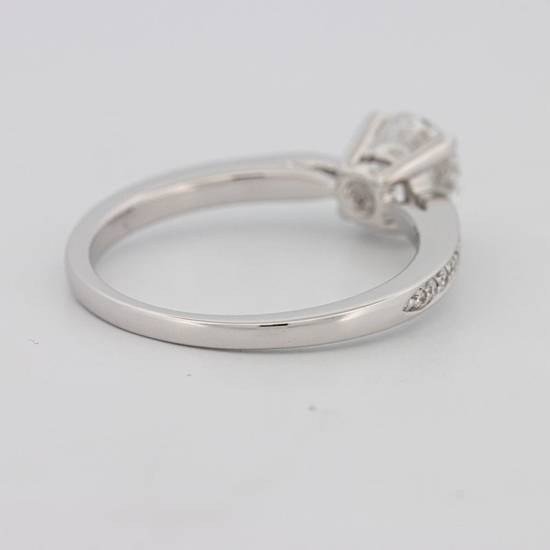 1 CT Round Pavé Solitaire (LG) - ZIZOV DIAMONDS