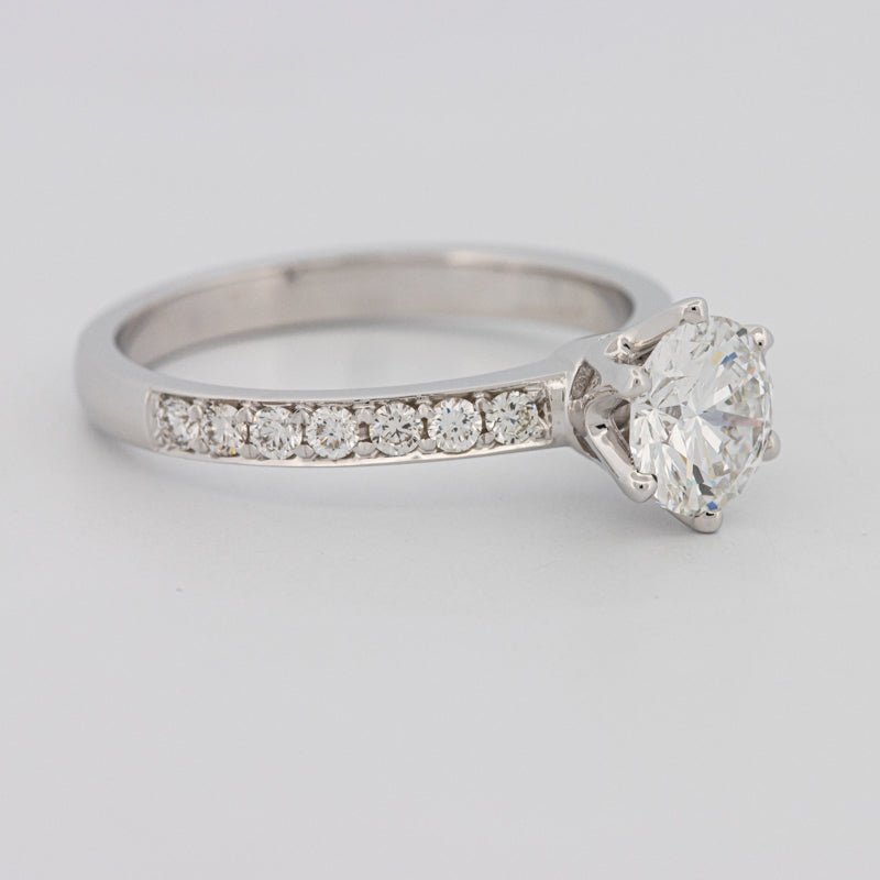 1 CT Round Solitaire Pavé (LG) - ZIZOV DIAMONDS