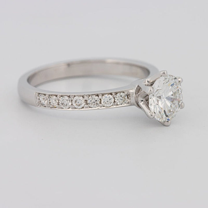 1 CT Round Solitaire Pavé (LG) - ZIZOV DIAMONDS
