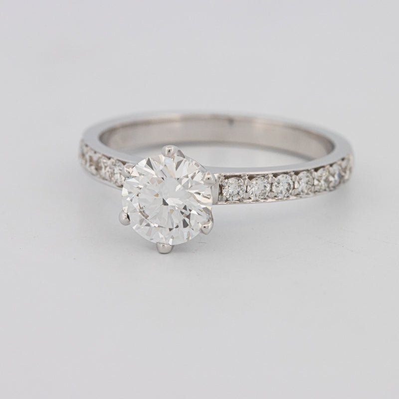 1 CT Round Solitaire Pavé (LG) - ZIZOV DIAMONDS