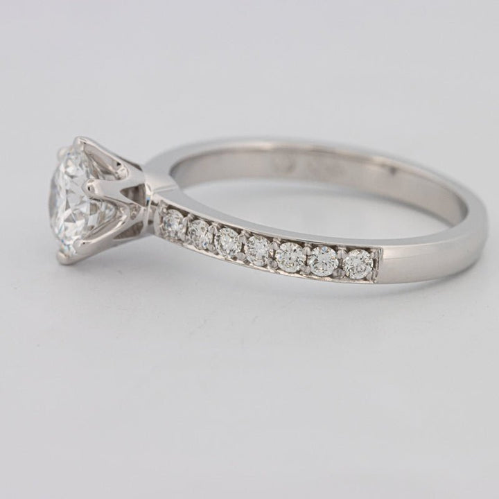 1 CT Round Solitaire Pavé (LG) - ZIZOV DIAMONDS