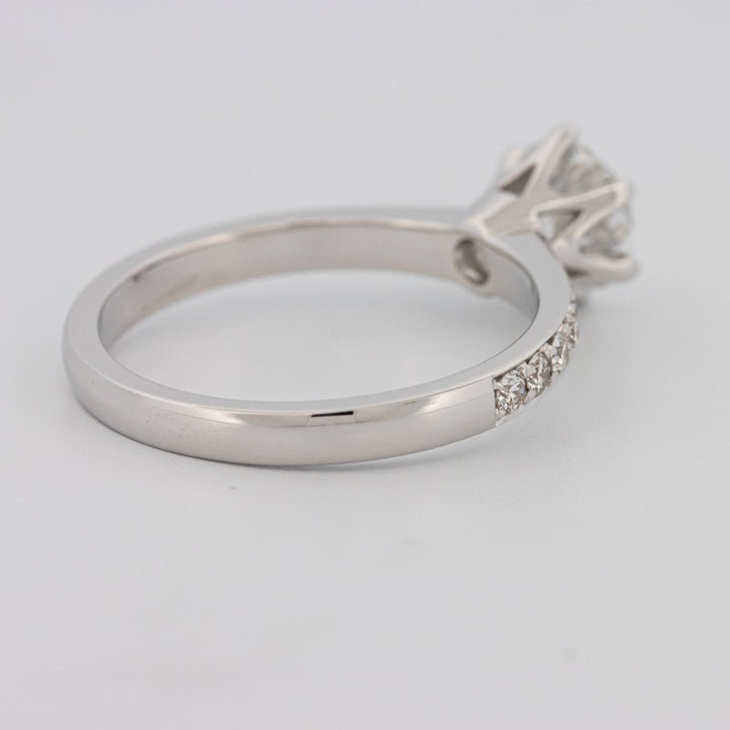 1 CT Round Solitaire Pavé (LG) - ZIZOV DIAMONDS