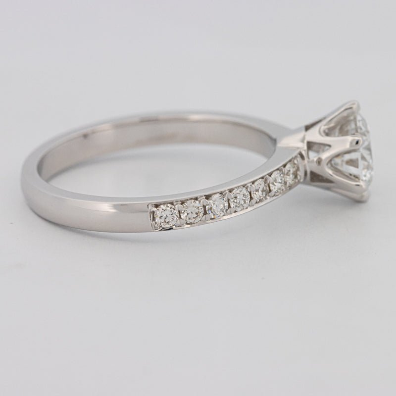 1 CT Round Solitaire Pavé (LG) - ZIZOV DIAMONDS