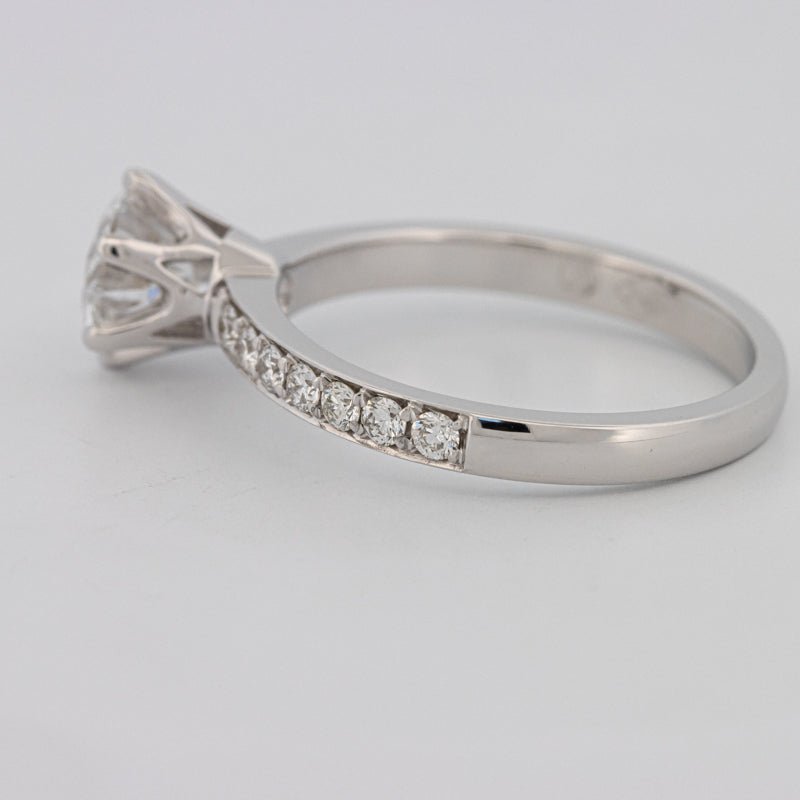 1 CT Round Solitaire Pavé (LG) - ZIZOV DIAMONDS