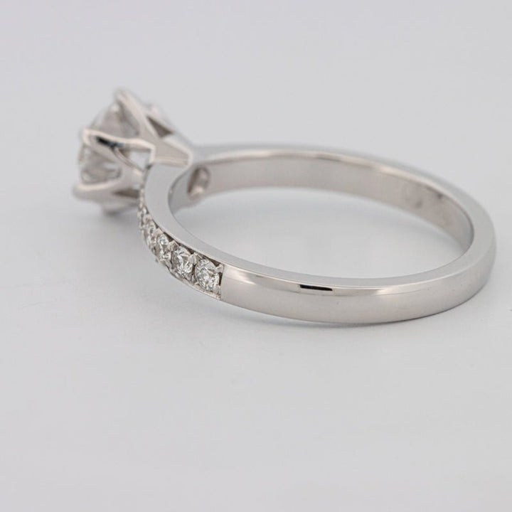 1 CT Round Solitaire Pavé (LG) - ZIZOV DIAMONDS