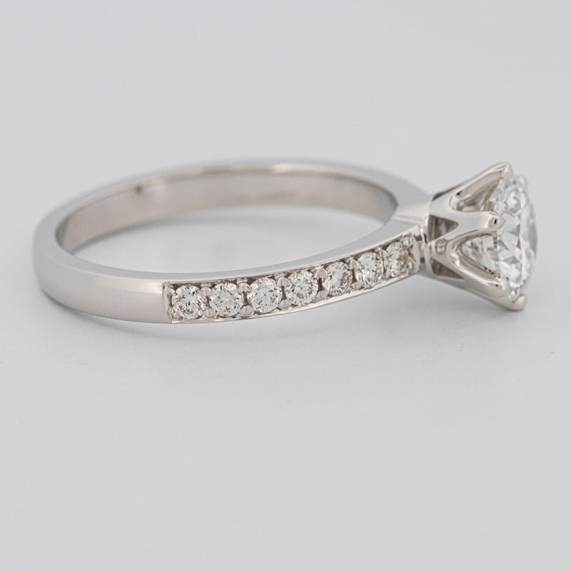 1 CT Round Solitaire Pavé (LG) - ZIZOV DIAMONDS