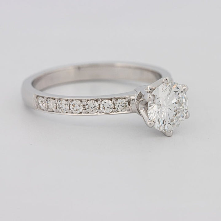 1 CT Round Solitaire Pavé (LG) - ZIZOV DIAMONDS