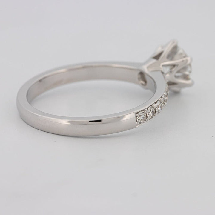 1 CT Round Solitaire Pavé (LG) - ZIZOV DIAMONDS