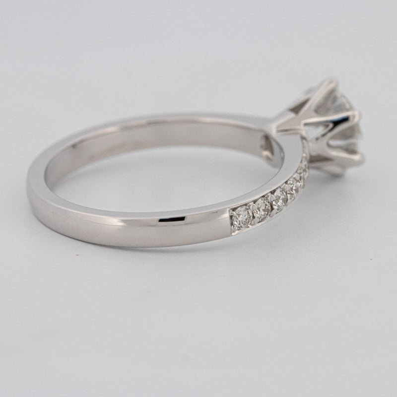 1 CT Round Solitaire Pavé (LG) - ZIZOV DIAMONDS