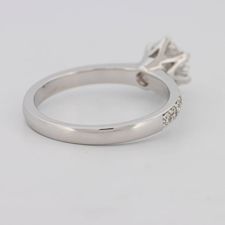 1 CT Round Solitaire Pavé (LG) - ZIZOV DIAMONDS