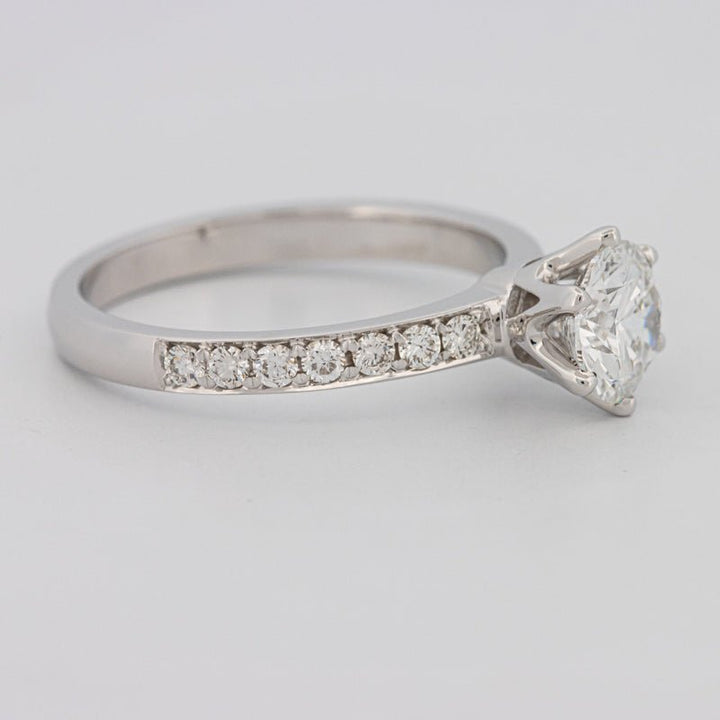 1 CT Round Solitaire Pavé (LG) - ZIZOV DIAMONDS