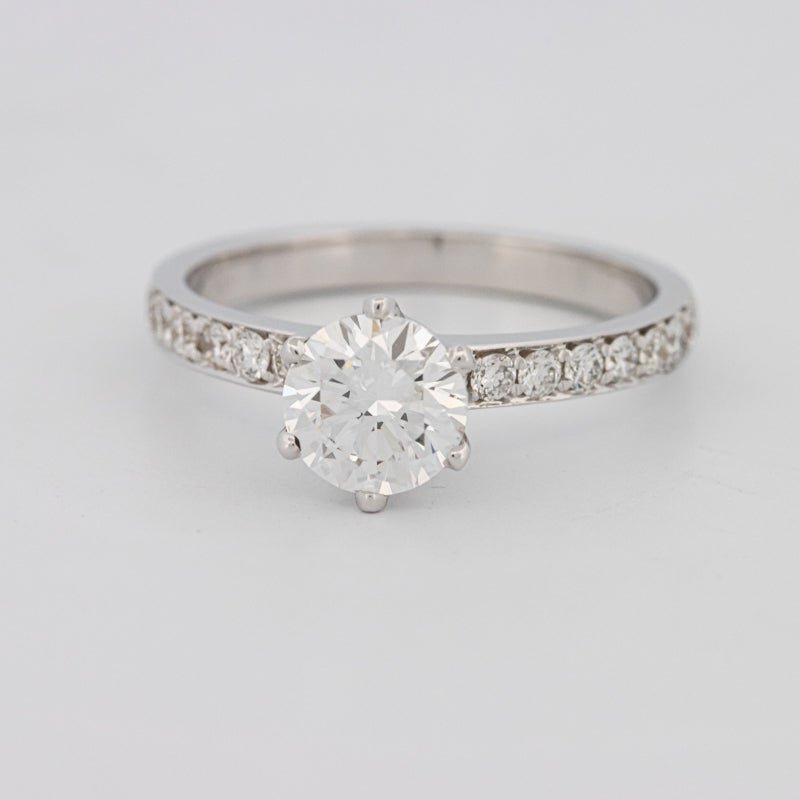 1 CT Round Solitaire Pavé (LG) - ZIZOV DIAMONDS