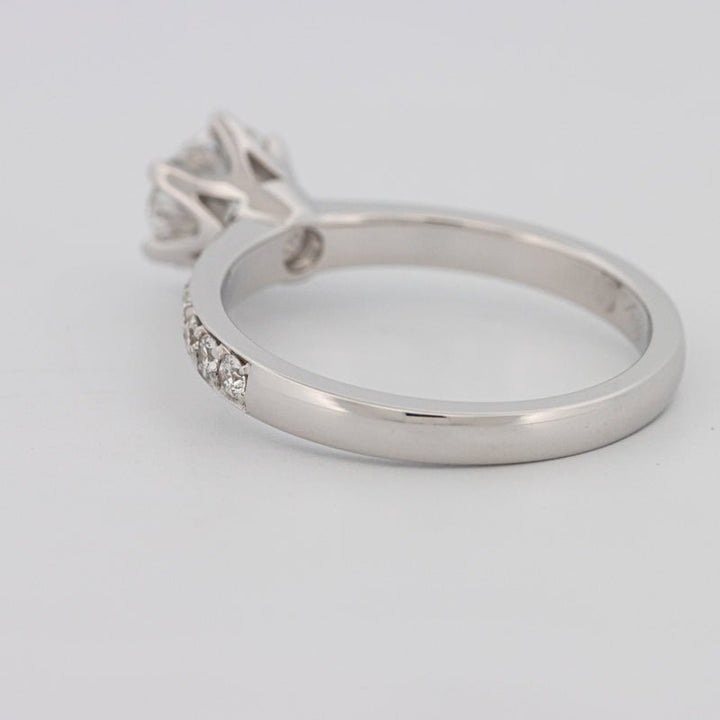 1 CT Round Solitaire Pavé (LG) - ZIZOV DIAMONDS