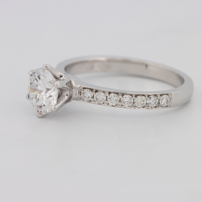 1 CT Round Solitaire Pavé (LG) - ZIZOV DIAMONDS