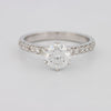1 CT Round Solitaire Pavé (LG) - ZIZOV DIAMONDS