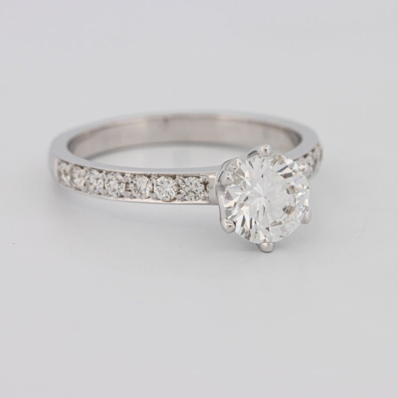 1 CT Round Solitaire Pavé (LG) - ZIZOV DIAMONDS
