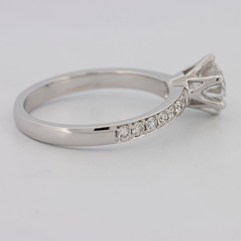 1 CT Round Solitaire Pavé (LG) - ZIZOV DIAMONDS