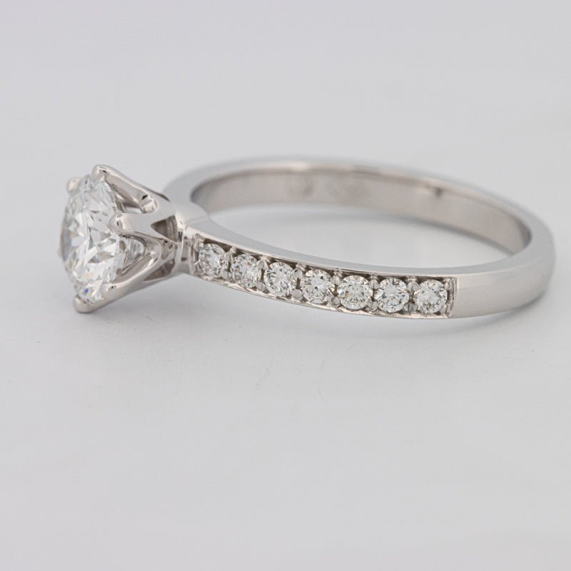 1 CT Round Solitaire Pavé (LG) - ZIZOV DIAMONDS