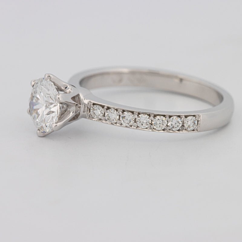 1 CT Round Solitaire Pavé (LG) - ZIZOV DIAMONDS