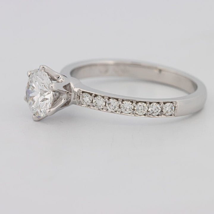1 CT Round Solitaire Pavé (LG) - ZIZOV DIAMONDS