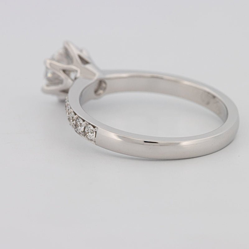 1 CT Round Solitaire Pavé (LG) - ZIZOV DIAMONDS