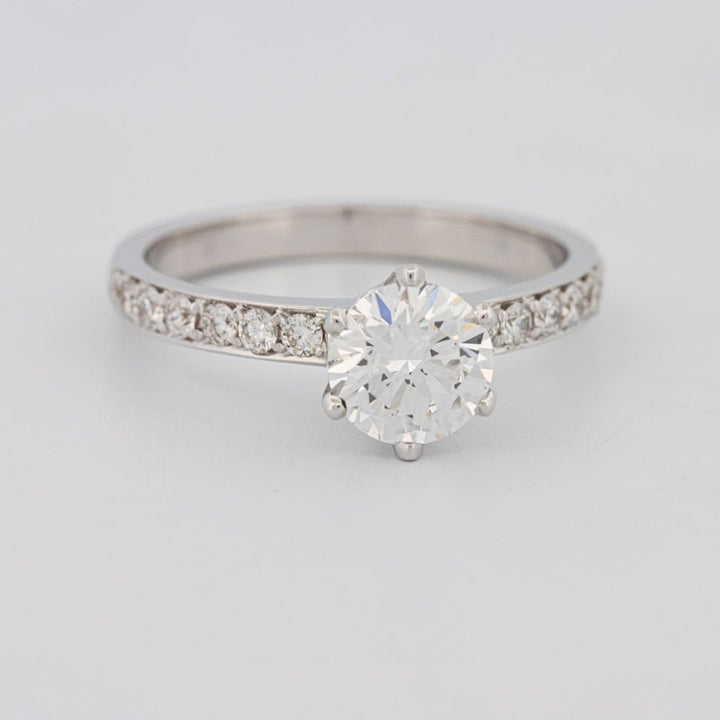1 CT Round Solitaire Pavé (LG) - ZIZOV DIAMONDS