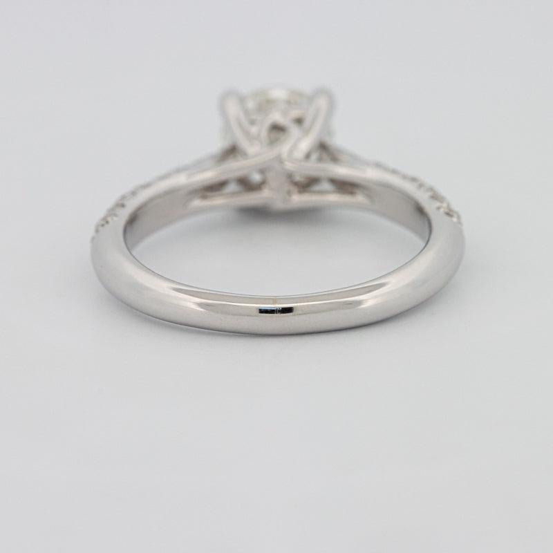 1 CT Round Solitaire Pave Ring - ZIZOV DIAMONDS