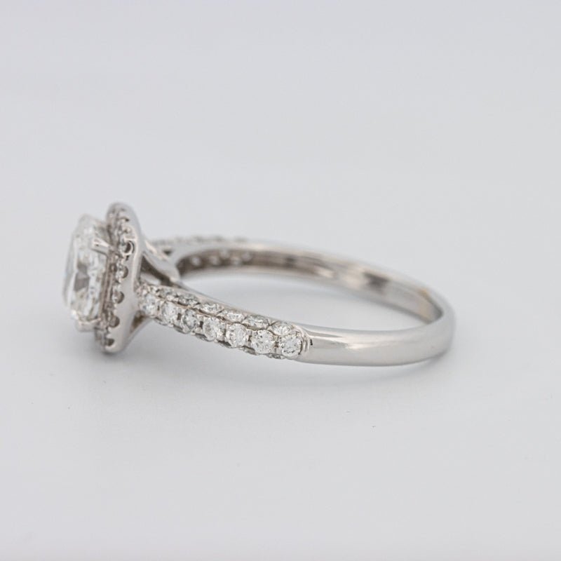 1 CT Square Radiant Halo Pavé Solitaire - ZIZOV DIAMONDS