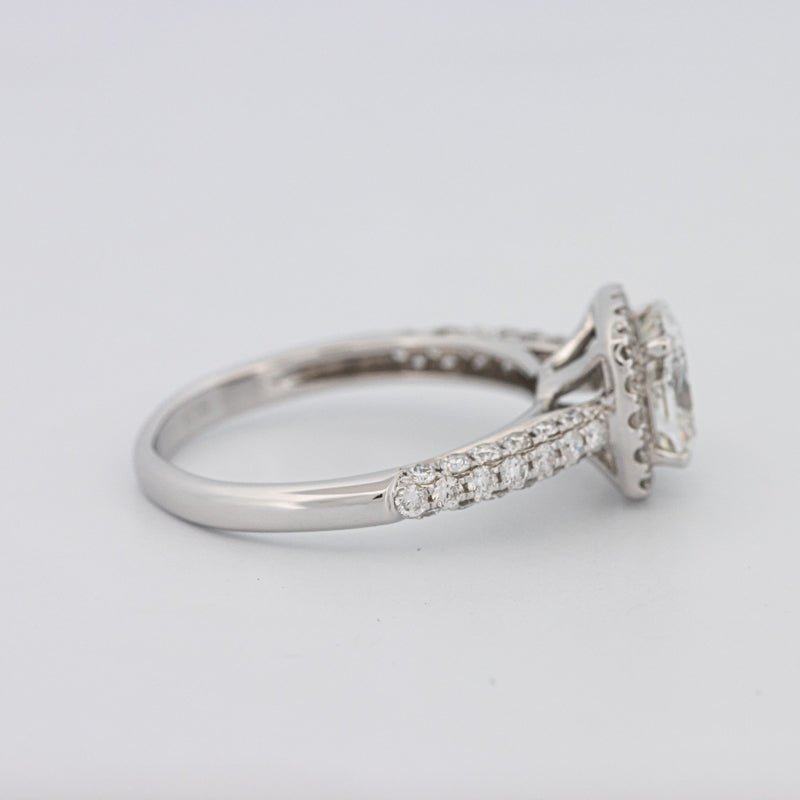 1 CT Square Radiant Halo Pavé Solitaire - ZIZOV DIAMONDS