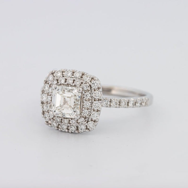 1 CT Square Radiant Halo Solitaire - ZIZOV DIAMONDS