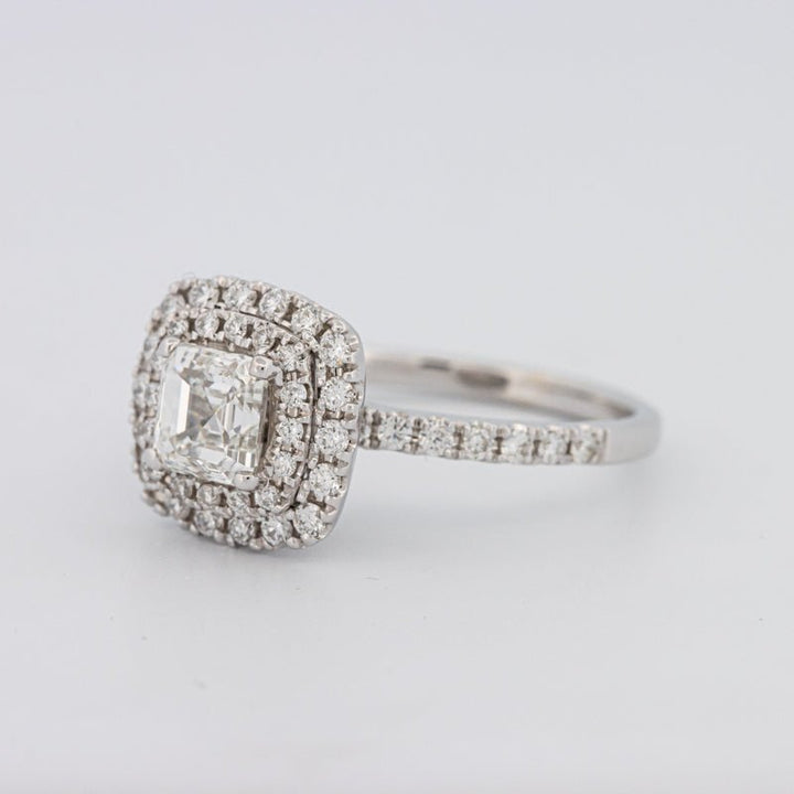 1 CT Square Radiant Halo Solitaire - ZIZOV DIAMONDS