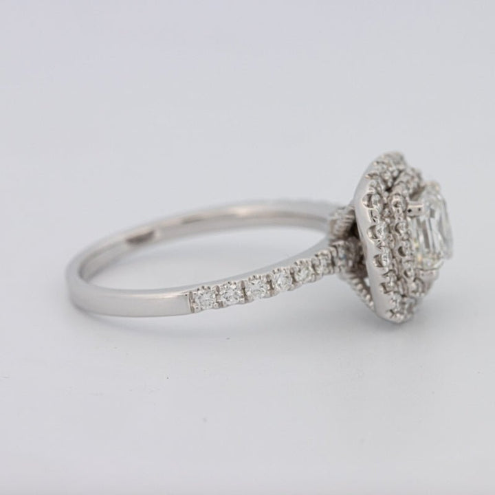 1 CT Square Radiant Halo Solitaire - ZIZOV DIAMONDS