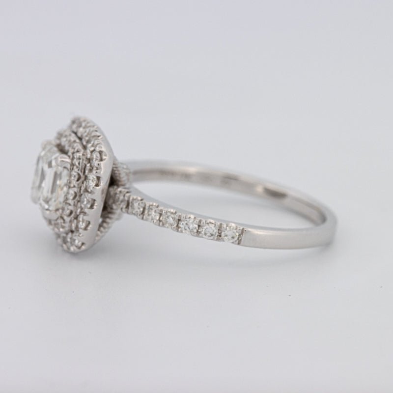1 CT Square Radiant Halo Solitaire - ZIZOV DIAMONDS
