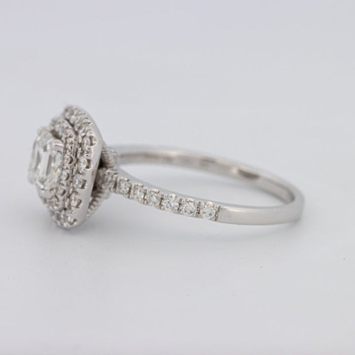 1 CT Square Radiant Halo Solitaire - ZIZOV DIAMONDS