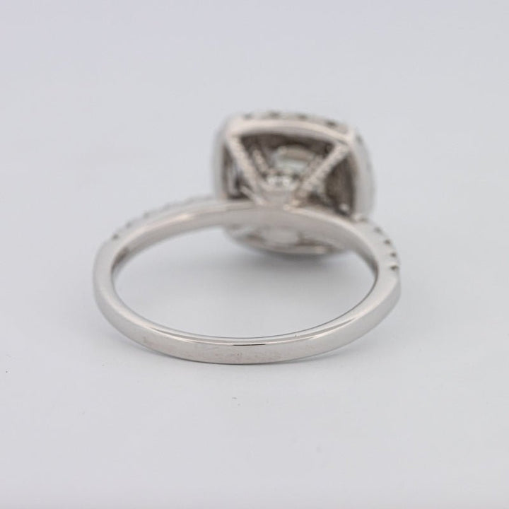 1 CT Square Radiant Halo Solitaire - ZIZOV DIAMONDS