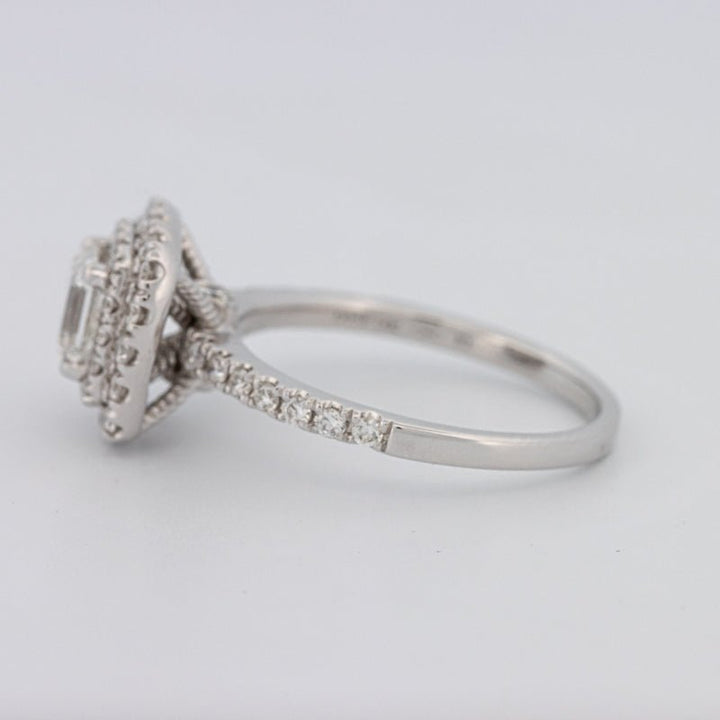 1 CT Square Radiant Halo Solitaire - ZIZOV DIAMONDS