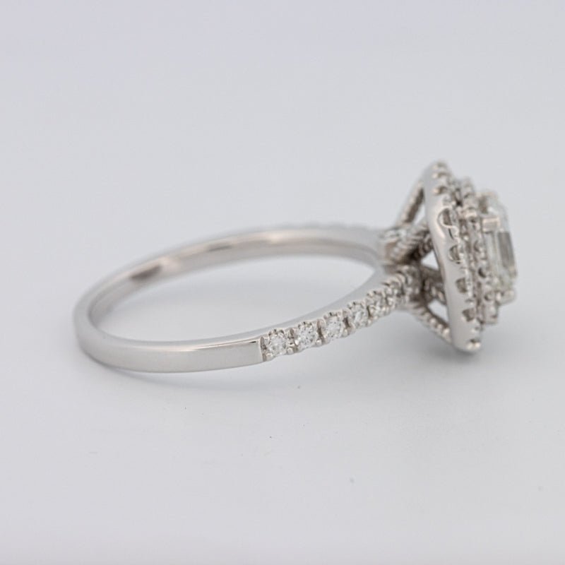 1 CT Square Radiant Halo Solitaire - ZIZOV DIAMONDS
