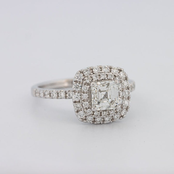 1 CT Square Radiant Halo Solitaire - ZIZOV DIAMONDS
