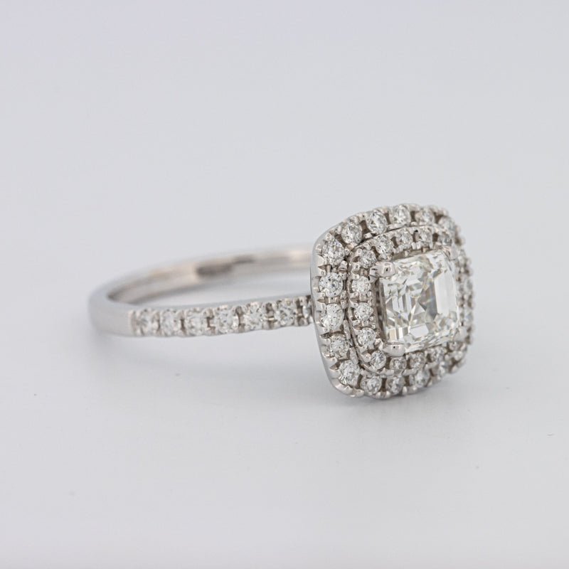 1 CT Square Radiant Halo Solitaire - ZIZOV DIAMONDS