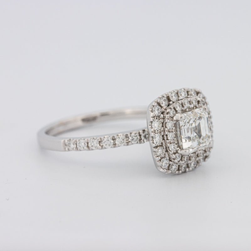 1 CT Square Radiant Halo Solitaire - ZIZOV DIAMONDS