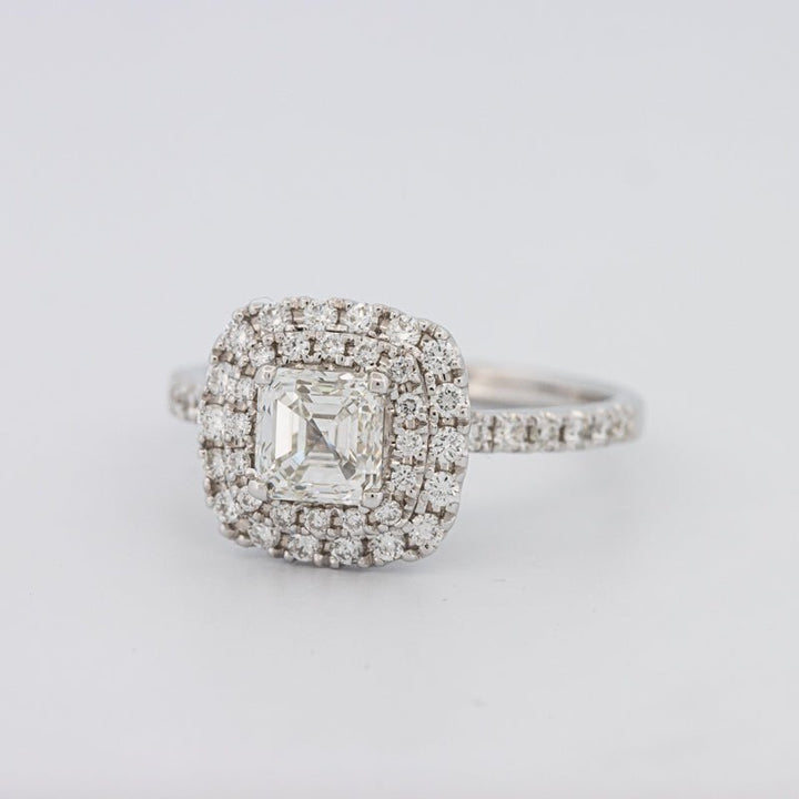 1 CT Square Radiant Halo Solitaire - ZIZOV DIAMONDS