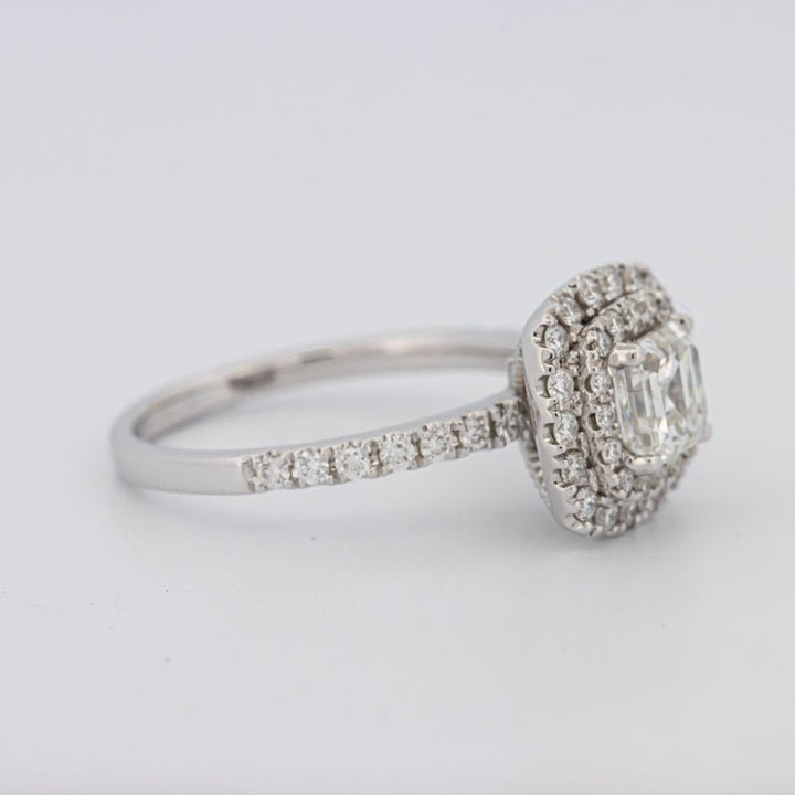 1 CT Square Radiant Halo Solitaire - ZIZOV DIAMONDS