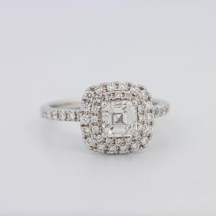 1 CT Square Radiant Halo Solitaire - ZIZOV DIAMONDS