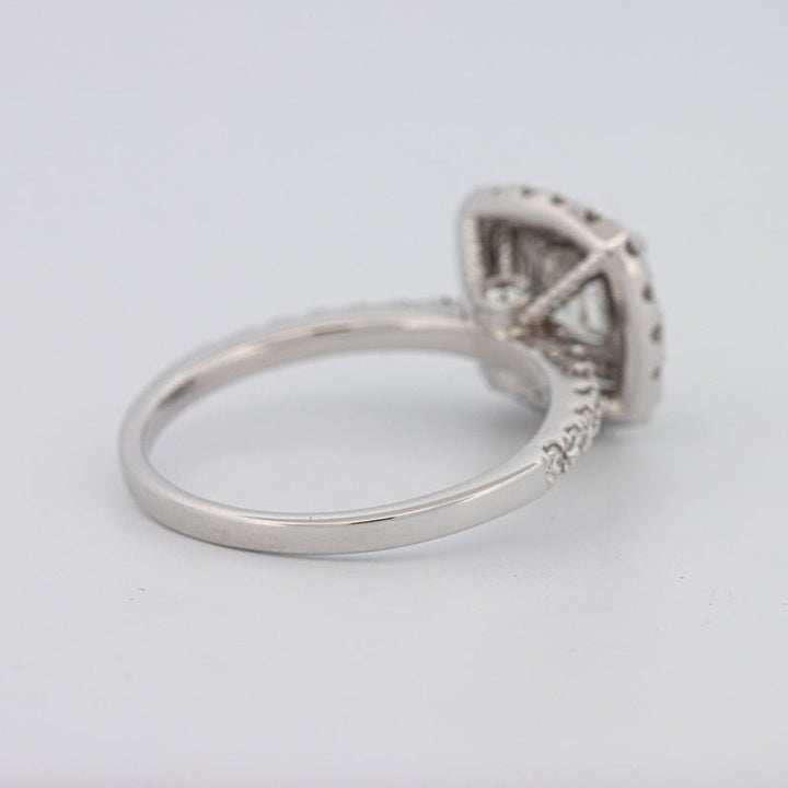 1 CT Square Radiant Halo Solitaire - ZIZOV DIAMONDS