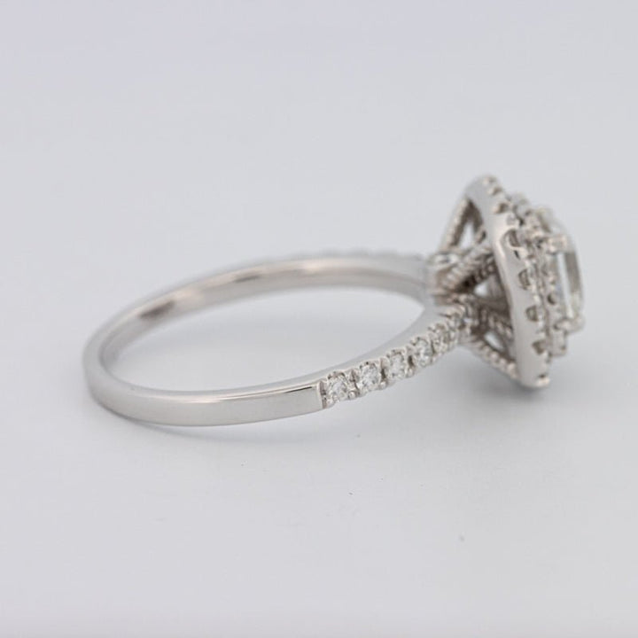 1 CT Square Radiant Halo Solitaire - ZIZOV DIAMONDS