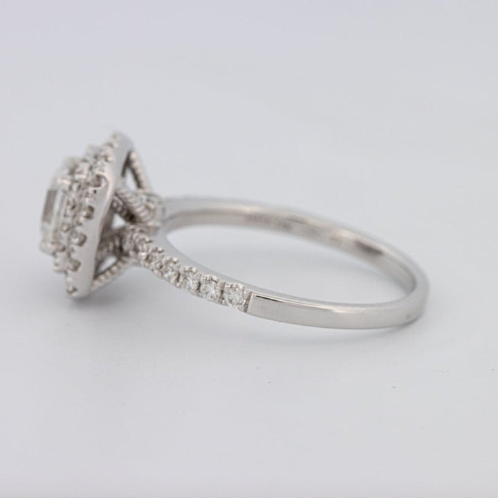 1 CT Square Radiant Halo Solitaire - ZIZOV DIAMONDS