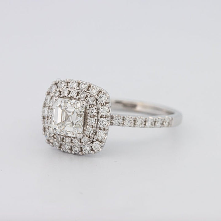 1 CT Square Radiant Halo Solitaire - ZIZOV DIAMONDS