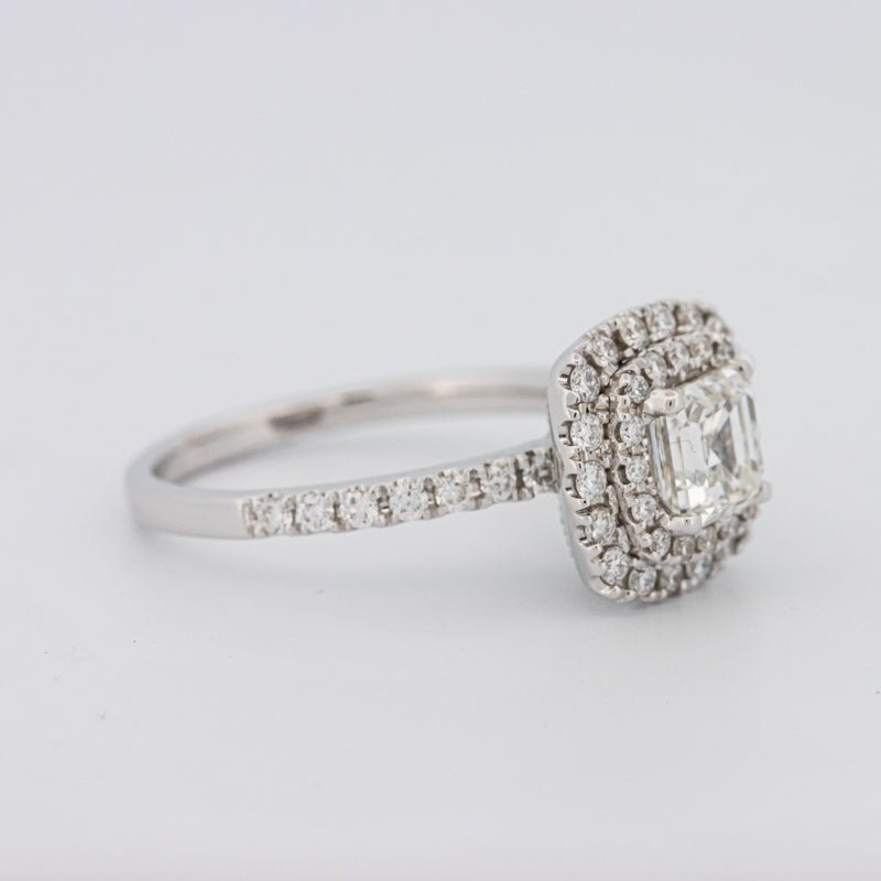 1 CT Square Radiant Halo Solitaire - ZIZOV DIAMONDS