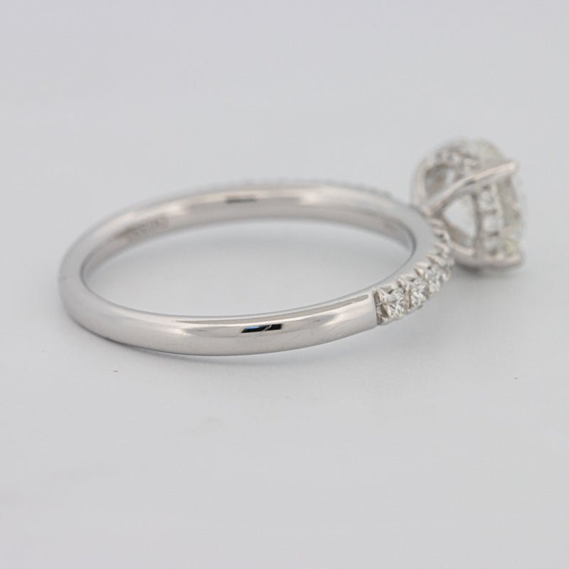 1 CT Under - Halo Brilliant Cut Pavé Solitaire (LG) - ZIZOV DIAMONDS