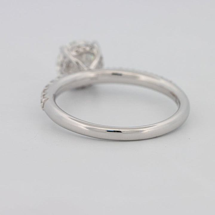 1 CT Under - Halo Brilliant Cut Pavé Solitaire (LG) - ZIZOV DIAMONDS
